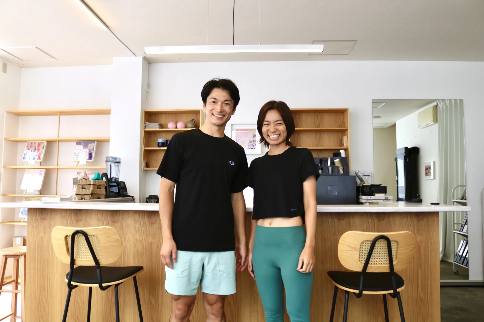 coffee & smoothie あわい 店主夫妻